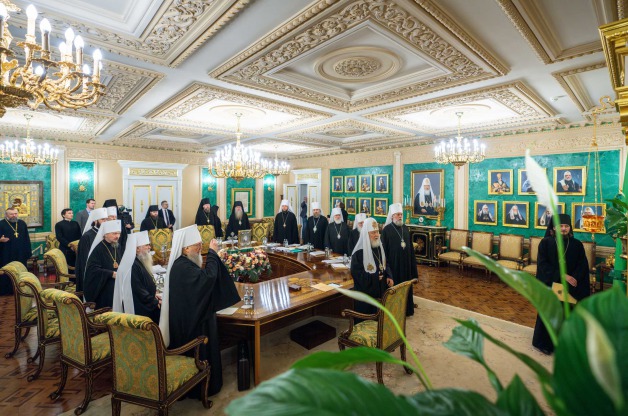 Патриарший Экзарх принял участие в последнем в 2025 году заседании Священного Синода Русской Православной Церкви